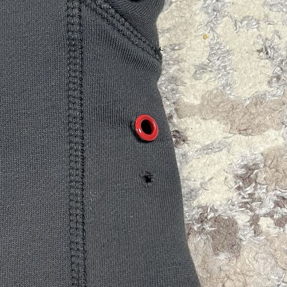 Victory Motorcycle Sweatshirt Mens S Gray Riding Zip Up Mock Neck Jacket - Picture 10 of 13